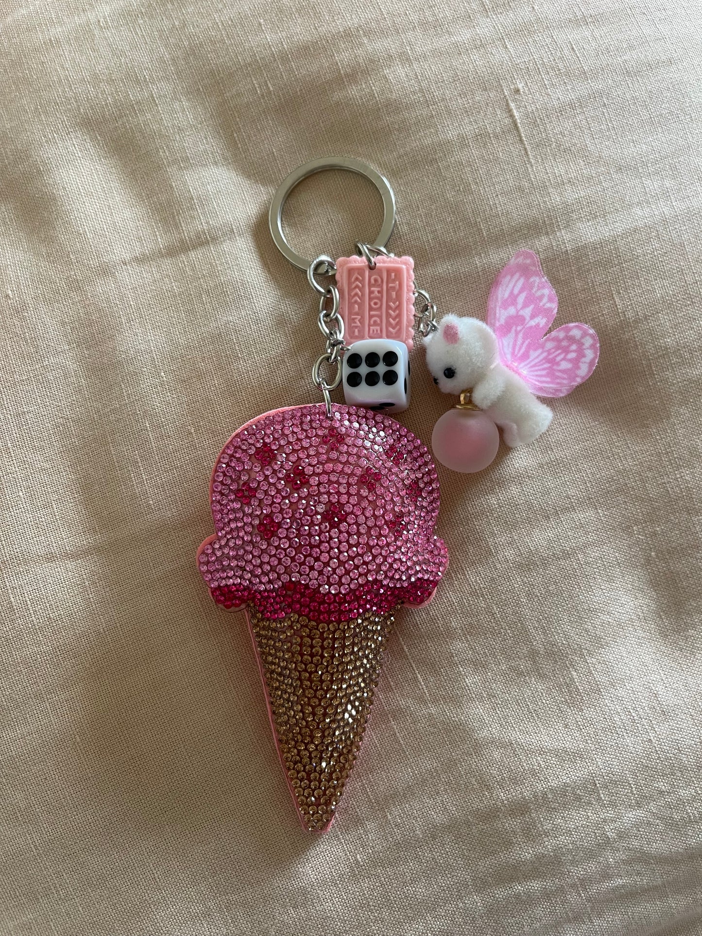 “Sparkly Ice Cream” Charm