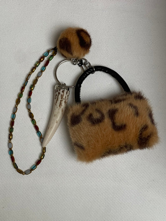 Brown Leopard Charm