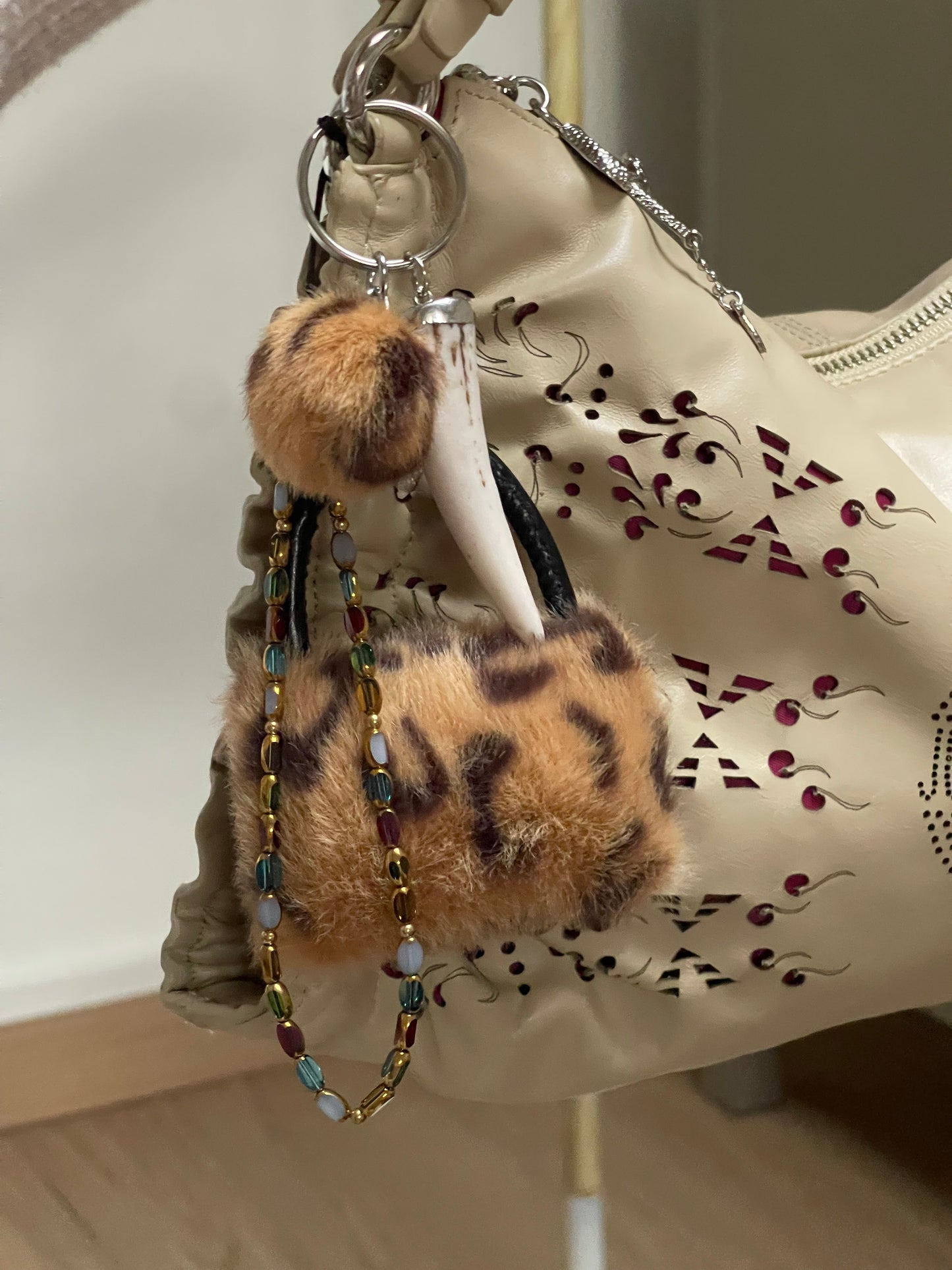 Brown Leopard Charm