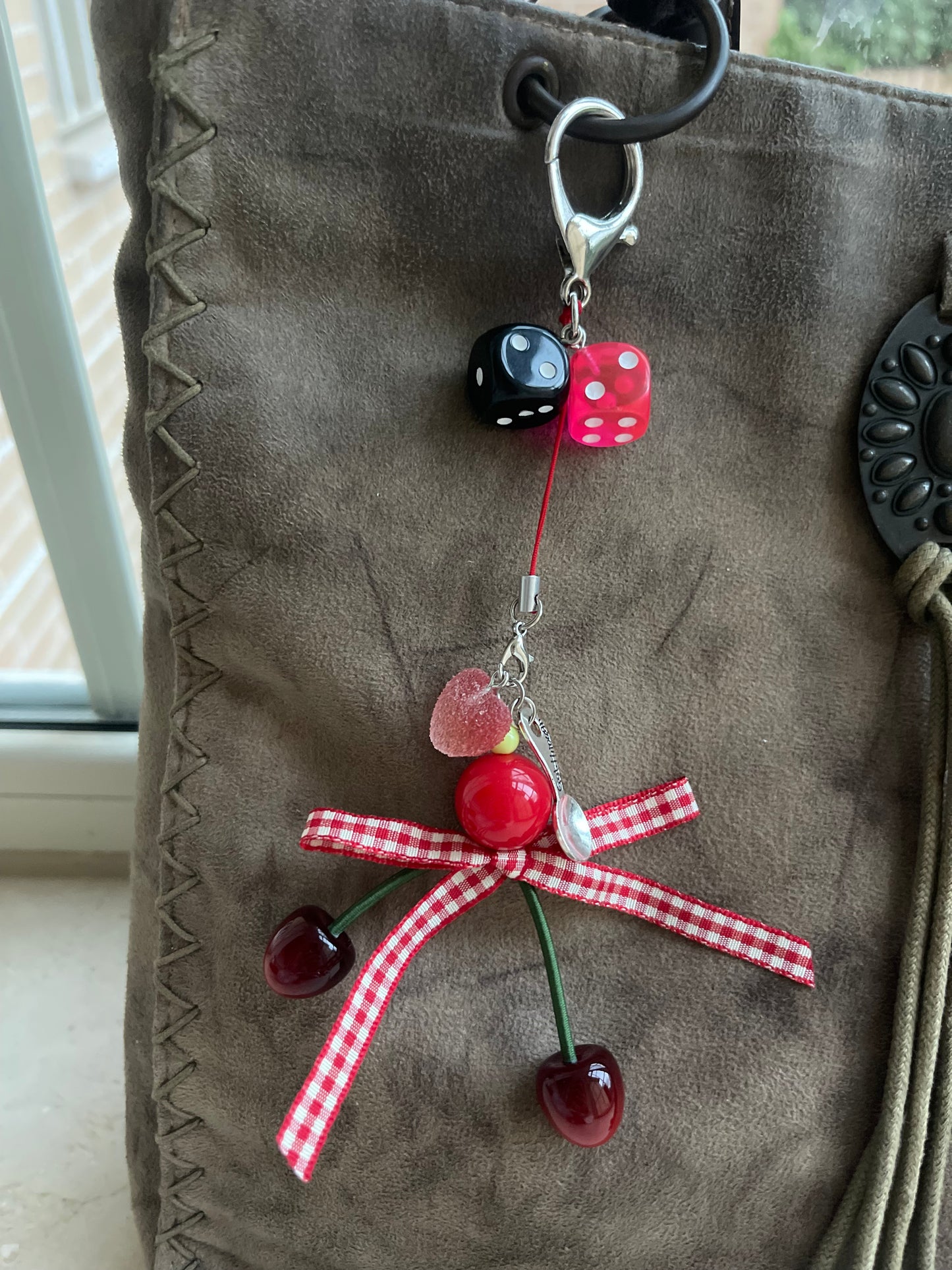 Vichy Cherries Charm