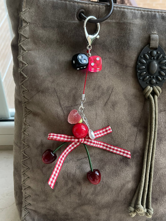 Vichy Cherries Charm