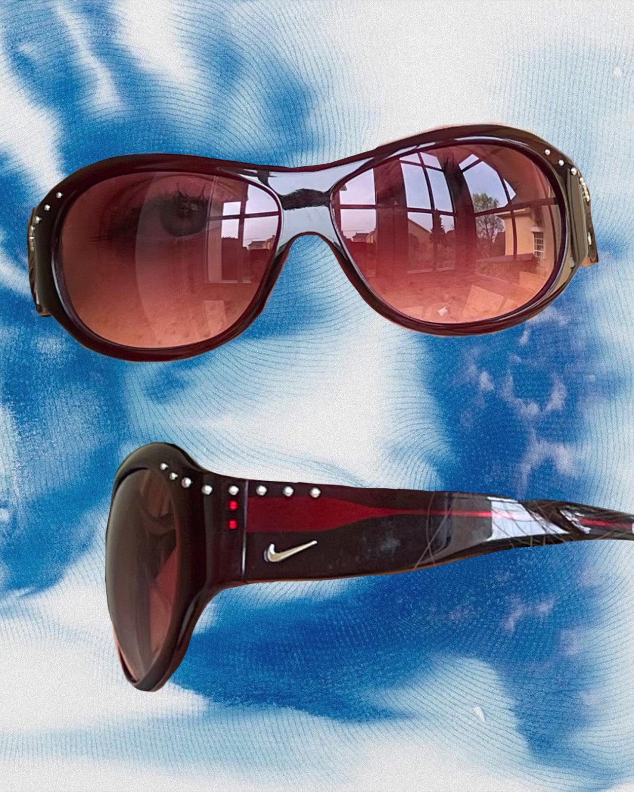 Vintage Nike Burgund Sonnenbrille