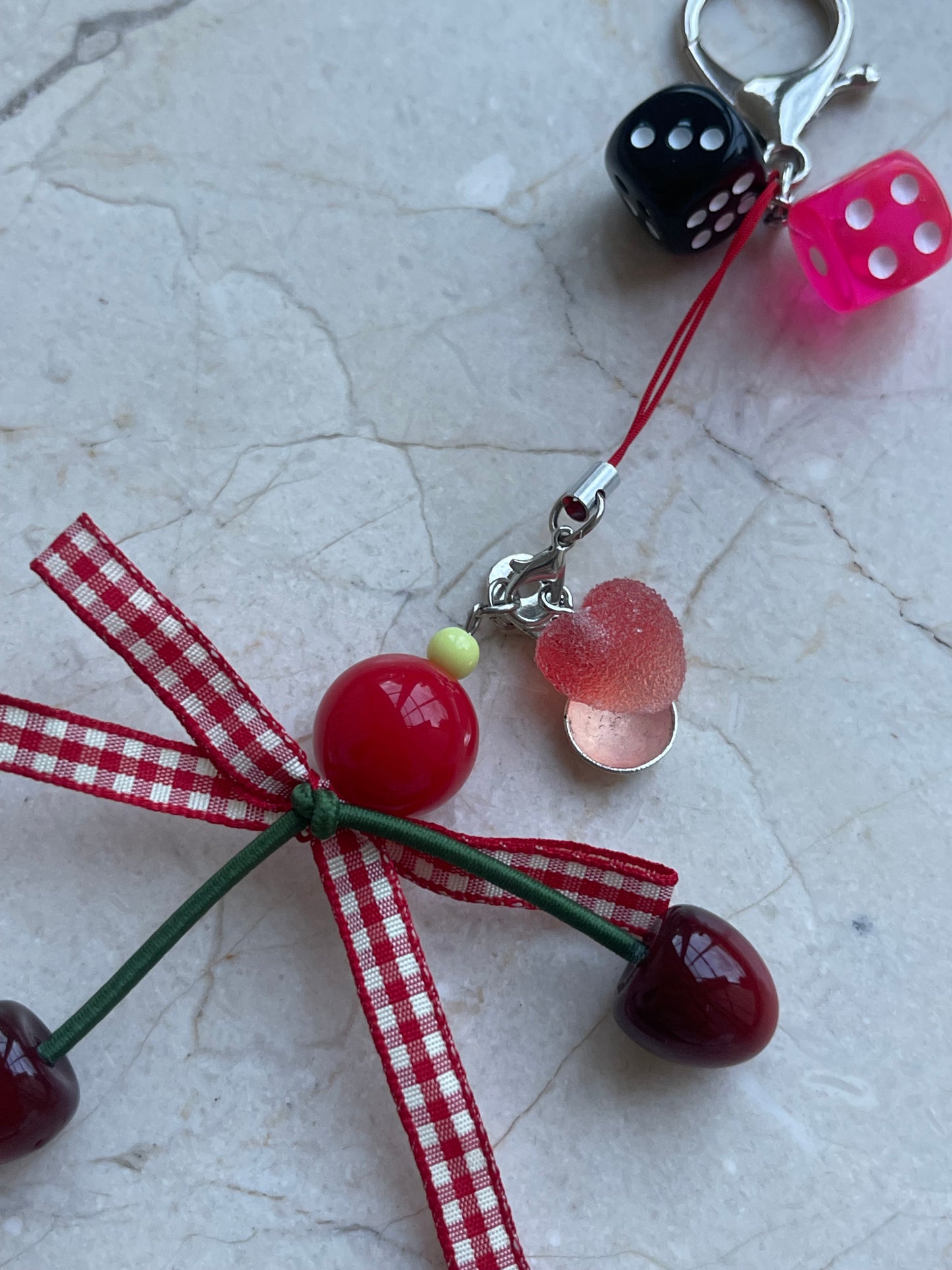 Vichy Cherries Charm