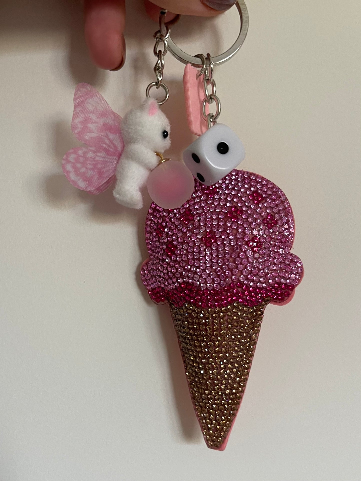 “Sparkly Ice Cream” Charm