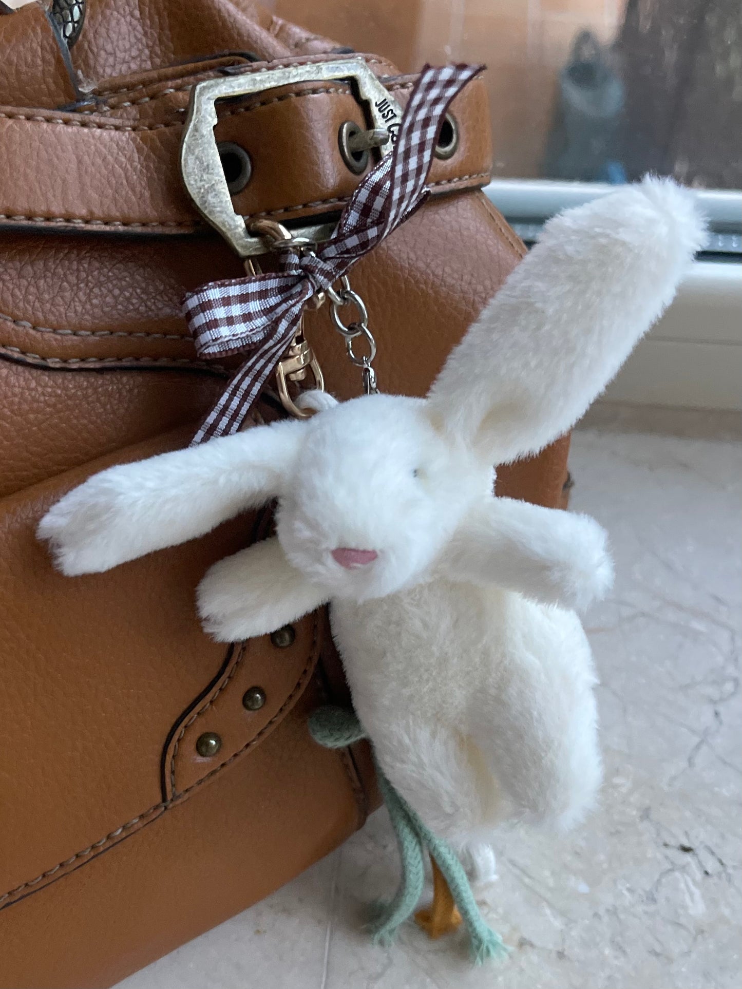 White Bunny Charm