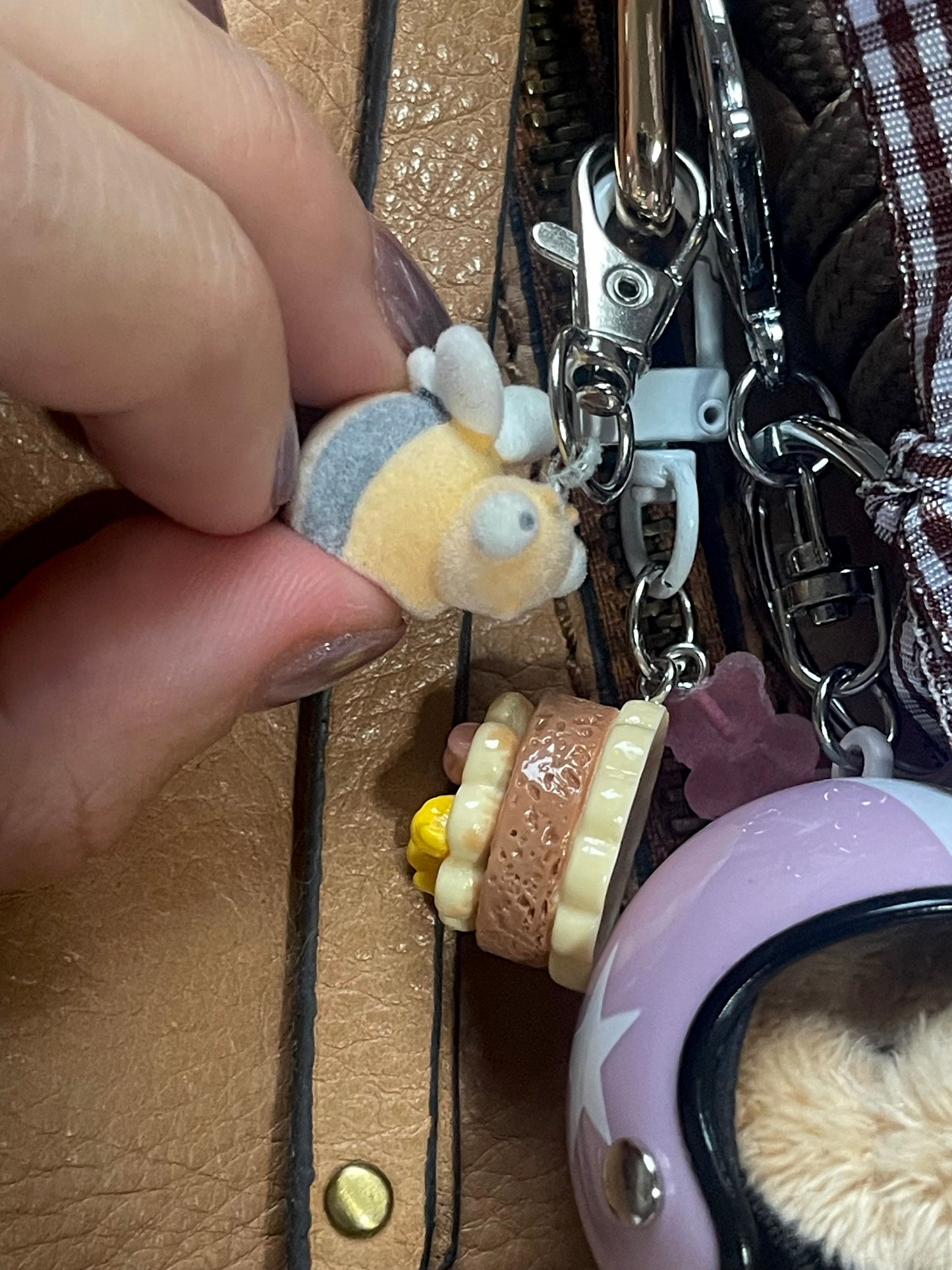 Motorbike Teddy Charm