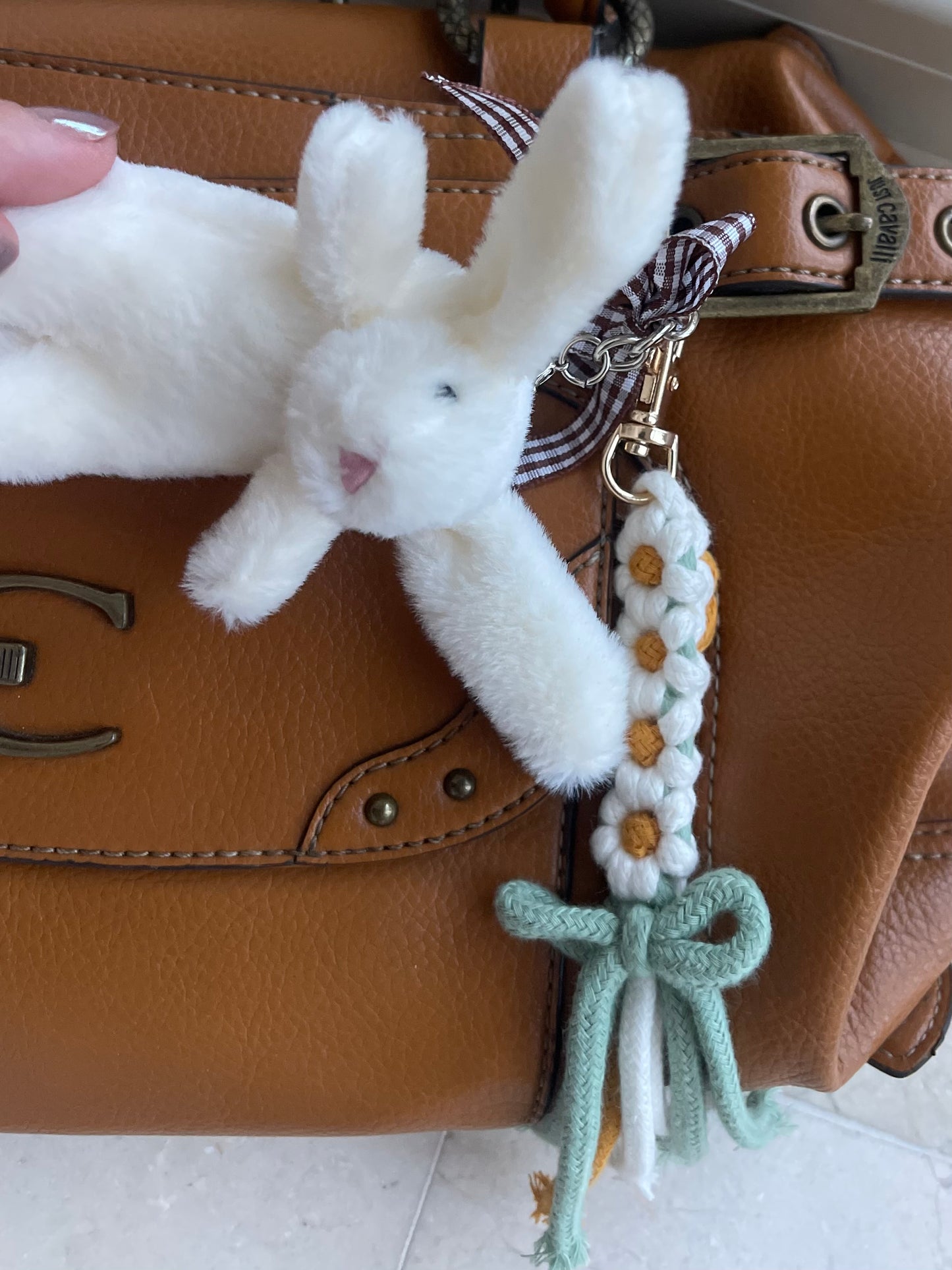 White Bunny Charm